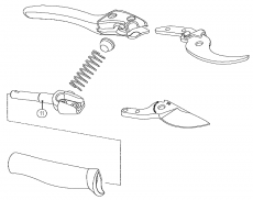 Eixo do cabo giratório SP-398